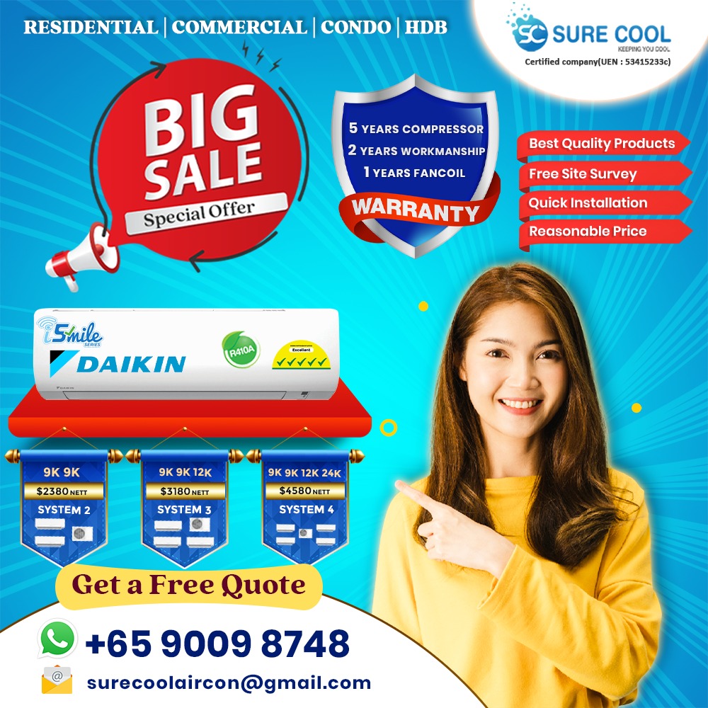 daikin Aircon promotion