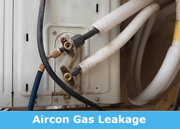 aircon gas leakage