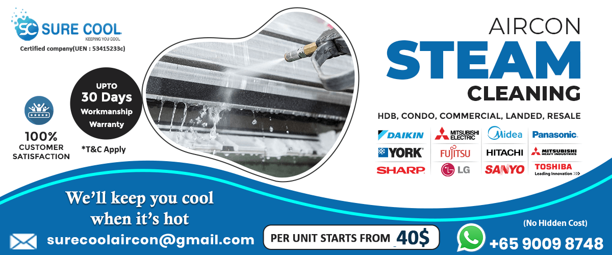 aircon steam cleaning