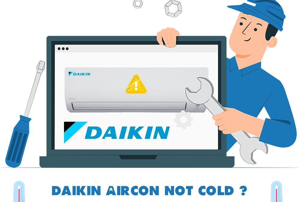 Daikin aircon not cold ? How to fix it ?