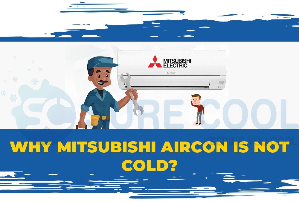 mitsubishi aircon not cold